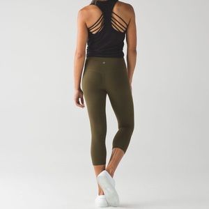 Lululemon High Rise Crop Leggings